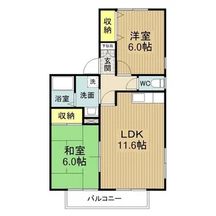 マノウールSAKAE【2階】の間取り