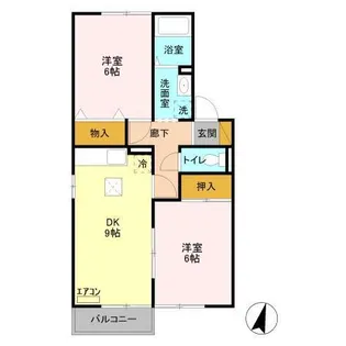 ユナイテッドⅡ【1階】の間取り