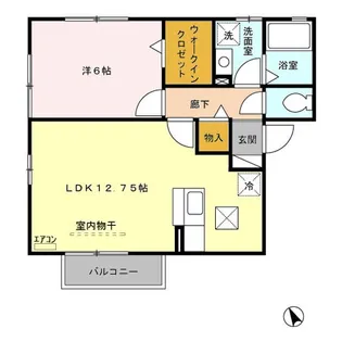 カーサ・ミリオーレ II【1階】の間取り