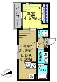 シャイネクス松戸上本郷【3階】の間取り