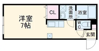 ミッドテラス草加【1階】の間取り
