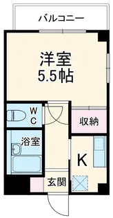 冬頭第2ビル【405号室】の間取り