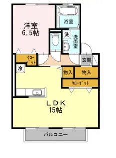 CAPE HILLS II【2階】の間取り