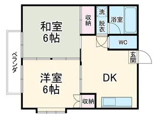 ハイツヒロ【A号室】の間取り