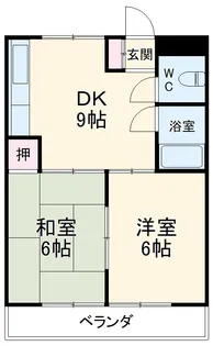 第5菊屋ビル【3E号室】の間取り