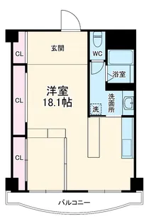 第3菊屋ビル【8D号室】の間取り