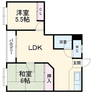 第一菊屋ビル【4A号室】の間取り