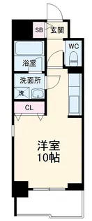 レジデンスSUN.K【506号室】の間取り