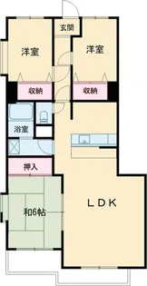M・サンシャイン【4階】の間取り