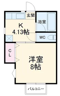 ドリームウエスト【2階】の間取り