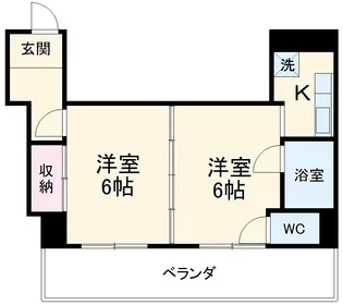 シティスペース【2階】の間取り