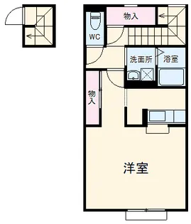 レオネクストフジハイム【2階】の間取り