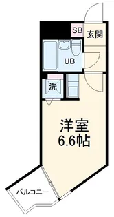 シティープラザ船橋【108号室】の間取り