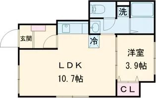 ポラリス中村橋【1階】の間取り