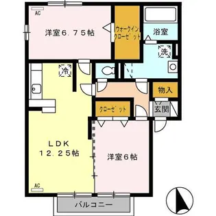 Premium Stage 吉祥【202号室】の間取り