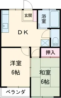 コーポエキップ【2階】の間取り