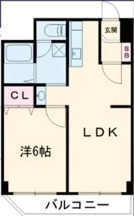 ツイン・コート【6階】の間取り