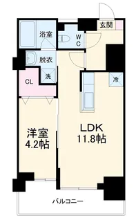 LIBR GRANT 大宮【1階】の間取り