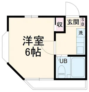 リバーサイドハイツ【2階】の間取り