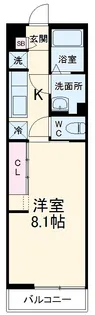 リブリ・ラ サンサリテ西船橋【1階】の間取り
