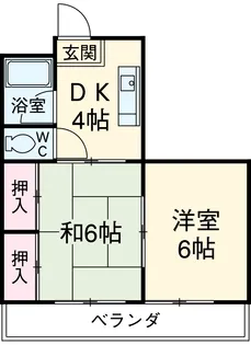 メゾン魚町【301号室】の間取り