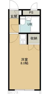 煉瓦館60【303号室】の間取り