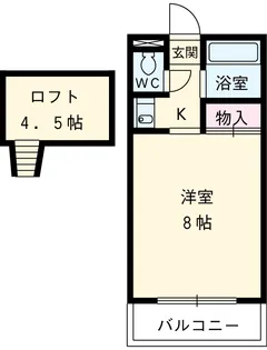 アーバンスクエアⅡ【2階】の間取り