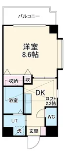 グランドール萩山【301号室】の間取り