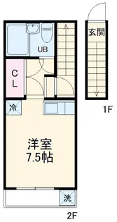 リムロ【201号室】の間取り