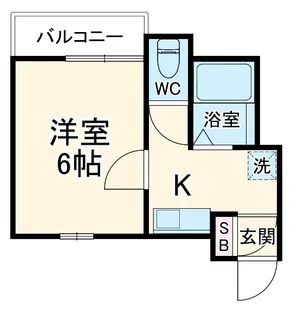 DMハイツ【1階】の間取り