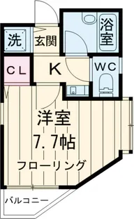 メイフェアフラット【3階】の間取り