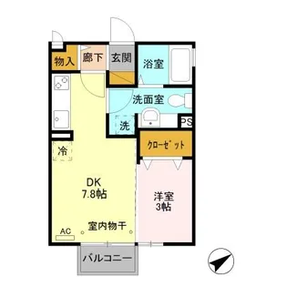 AMM プランドール【2階】の間取り