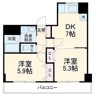 リコルド【2階】の間取り