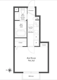 エルスタンザ明大前【1階】の間取り