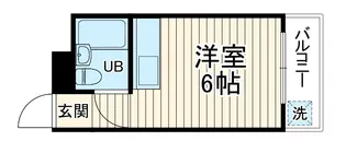 サミーズハウス金沢【204号室】の間取り