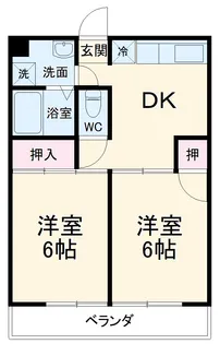プラスニシジマ【202号室】の間取り