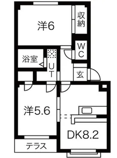 サンコーポラス【103号室】の間取り