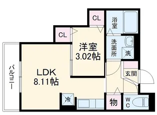 GRAND MAISON GIFU(グランメゾンギフ ) 【3階】の間取り