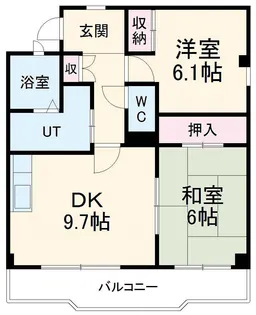 ル・ミエール上の山【1階】の間取り