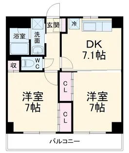リコルド【4階】の間取り