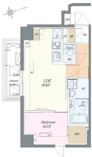 ALTERNA大塚【8階】の間取り