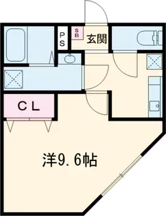 Ambition唐木田【1階】の間取り