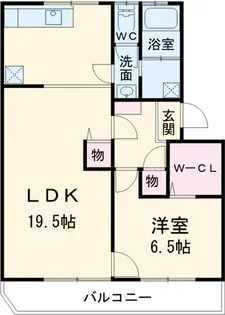 江口マンション【205号室】の間取り