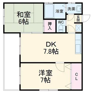 DAKOTAHOUSE(ダコタハウス)【2階】の間取り