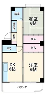 コーポにえ【3階】の間取り