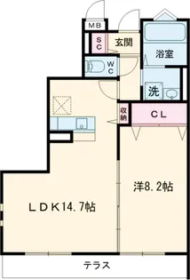 Duale【1階】の間取り