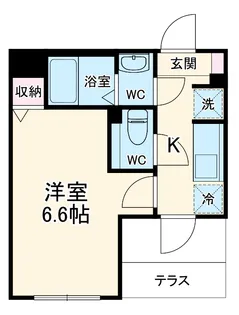 アザーレ・レクシオ登戸【2階】の間取り