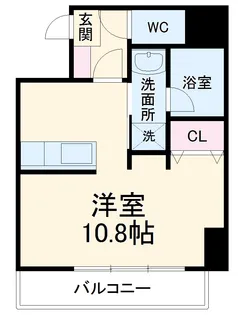 ラグゼナ浄心【8階】の間取り