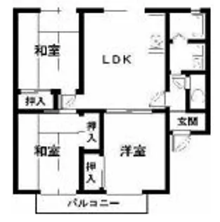 セジュール白峯【B203号室】の間取り
