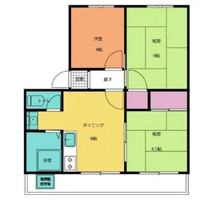 穂高ハイツ【203号室】の間取り